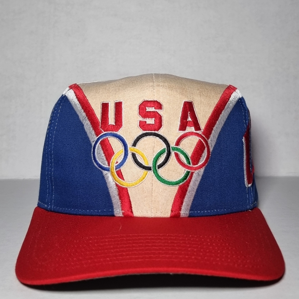 Vintage 90s USA Olympics Hat Cap Snapback 2026 Olympic Games 🔥